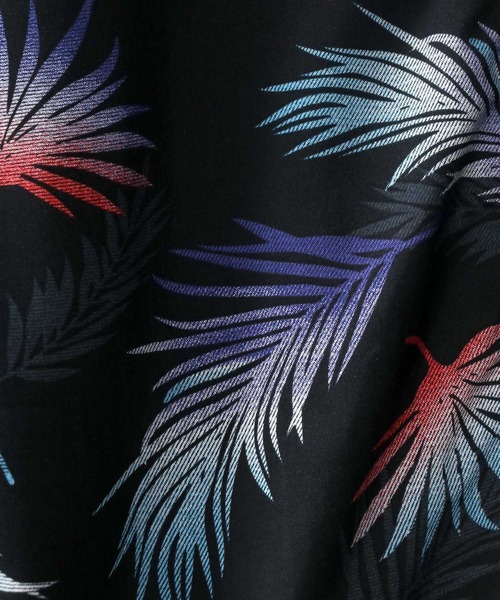 SITRY（シトリー）の「patterned all over Open Collar aloha shirt/総柄 オープンカラー アロハシャツ（シャツ/ブラウス・メンズ・ネイビー/ホワイト系その他3/ブラック系その他6/ブラック系その他3/ホワイト系その他2/ブラック系その他4/サックスブルー/ブラック系その他/ホワイト系その他/ブラック系その他5/ダークグリーン・L/LL/M/S）」の21枚目の写真