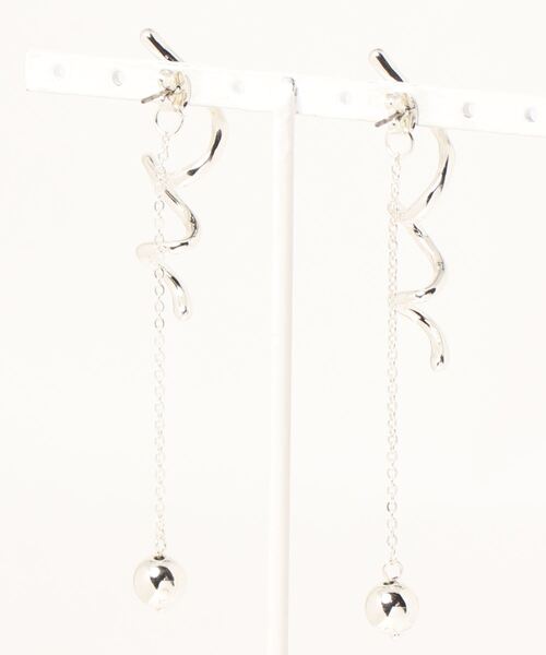 mou（モウ）の「トルネードスィングボールピアス（ピアス（両耳用）・レディース・シルバー/ゴールド・FREE）」の9枚目の写真