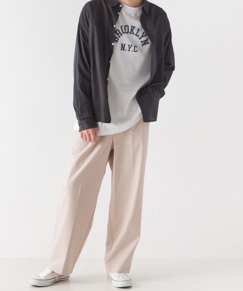 OMNES(オムネス)の「メンズ TRストレッチタックパンツ(その他パンツ・メンズ・ライトグレー/ブラック/ベージュ/グレー/ピンクベージュ・MEDIUM/LARGE)」の5枚目の写真