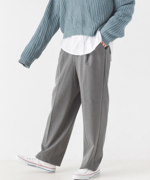 OMNES(オムネス)の「メンズ TRストレッチタックパンツ(その他パンツ・メンズ・ライトグレー/ブラック/ベージュ/グレー/ピンクベージュ・MEDIUM/LARGE)」の22枚目の写真