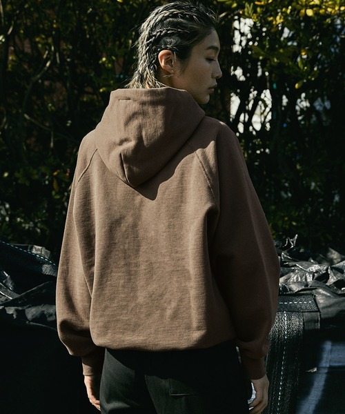 act'm（アクトム）の「【act'm】17.5oz裏起毛ウルトラヘビーウェイトパーカー（パーカー・メンズ・ブラック/モカ/ナチュラル・M/L/XL）」の9枚目の写真