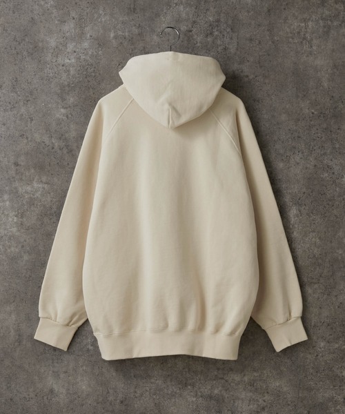 act'm（アクトム）の「【act'm】17.5oz裏起毛ウルトラヘビーウェイトパーカー（パーカー・メンズ・ブラック/モカ/ナチュラル・M/L/XL）」の21枚目の写真