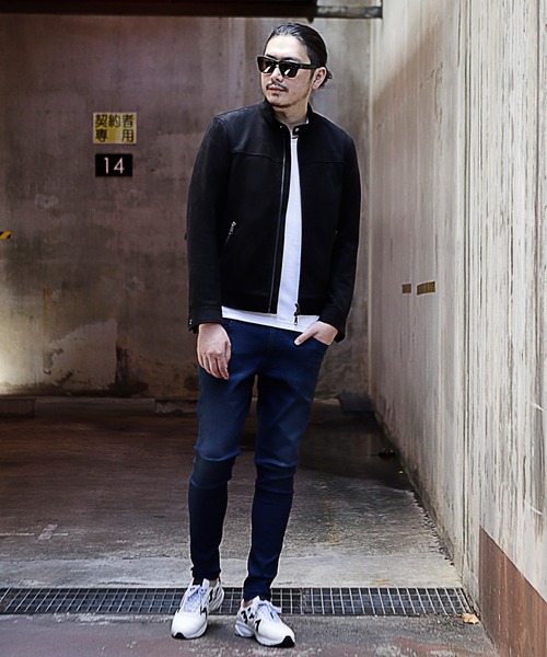 RATTLE TRAP（ラトルトラップ）の「撥水ハイパーストレッチスキニーデニム（デニムパンツ・メンズ・ブルー系その他/ブラック・LL/S/M/L）」の3枚目の写真