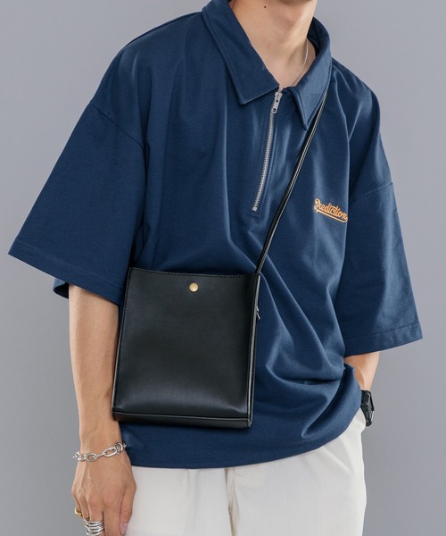 kutir（クティール）の「フェイクレザーショルダーバッグ（ショルダーバッグ・メンズ・アニマル/ブラック・FREE）」の5枚目の写真