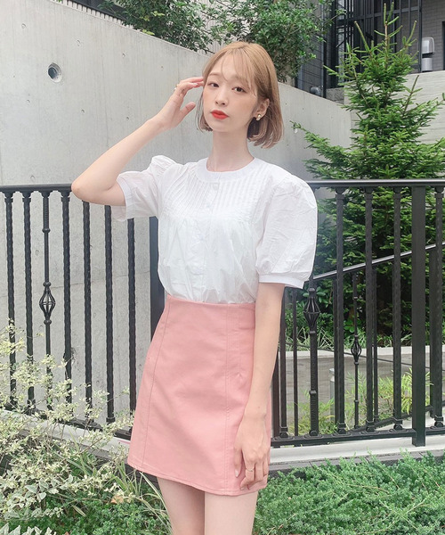 Voyage titty&Co.PETIT(ボヤージュティティアンドコープチ)の「【Voyage titty&Co. PETIT】レザーライクミニスカート(スカート・レディース・イエロー/ブラウン/ブラック/ピンク・SMALL/MEDIUM)」の19枚目の写真