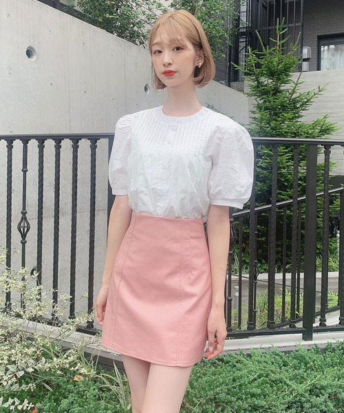 Voyage titty&Co.PETIT(ボヤージュティティアンドコープチ)の「【Voyage titty&Co. PETIT】レザーライクミニスカート(スカート・レディース・イエロー/ブラウン/ブラック/ピンク・SMALL/MEDIUM)」の20枚目の写真