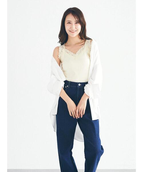 Areeam(アリーム)の「2WAYレースタンク(タンクトップ・レディース・アイボリー・FREE)」の13枚目の写真