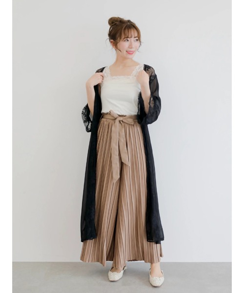 Areeam(アリーム)の「2WAYレースタンク(タンクトップ・レディース・アイボリー・FREE)」の7枚目の写真