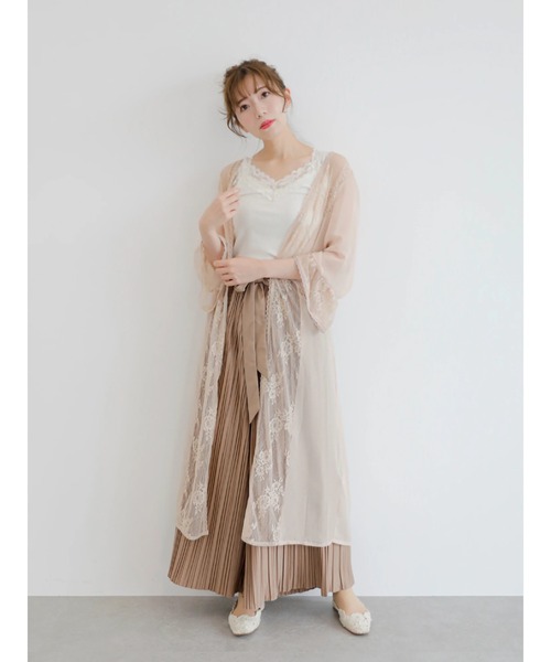 Areeam(アリーム)の「2WAYレースタンク(タンクトップ・レディース・アイボリー・FREE)」の10枚目の写真