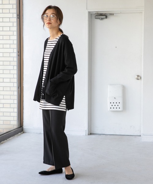 LEPSIM（レプシィム）の「【ハタラク7DAYSパンツ】嬉しい機能が付いたストレートパンツ[2021秋冬]　959437（その他パンツ・レディース・ピンク/グリーン/ブラック/キナリ・LARGE/MEDIUM/SMALL/X-SMALL/LL）」の7枚目の写真