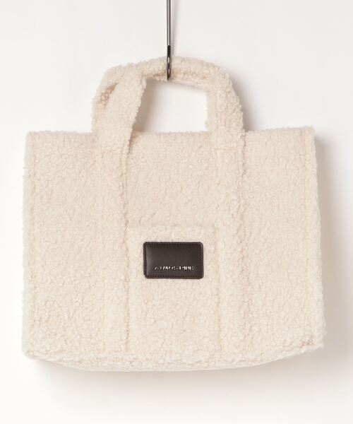 atmos pink（アトモスピンク）の「atmos pink ビッグボア バッグ（トートバッグ・レディース・ベージュ/アイボリー・FREE）」の7枚目の写真