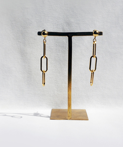 SOFFITTO（ソフィット）の「【&O】《Cable chain》ボールピアス（ピアス（両耳用）・レディース・ゴールド/シルバー・FREE）」の5枚目の写真