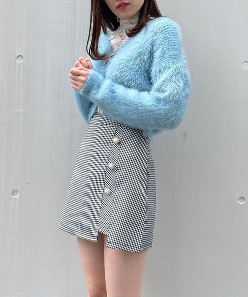 titty＆Co. PETIT（ティティアンドコープティ）の「【titty&Co.PETIT】パールボタンスカパン（スカート・レディース・マルチ/ブラック・SMALL/MEDIUM/LARGE）」の8枚目の写真