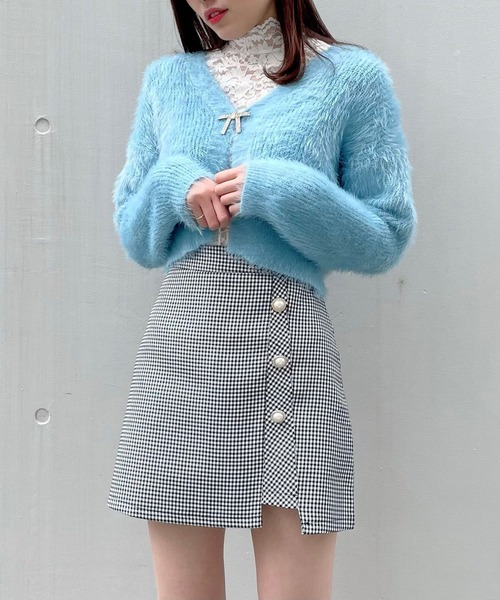 titty＆Co. PETIT（ティティアンドコープティ）の「【titty&Co.PETIT】パールボタンスカパン（スカート・レディース・マルチ/ブラック・SMALL/MEDIUM/LARGE）」の9枚目の写真