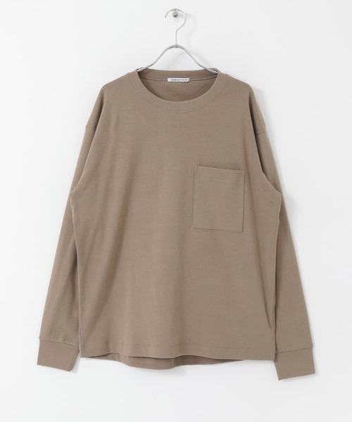 WORK NOT WORK URBAN RESEARCH（ワークノットワークアーバンリサーチ）の「WORK NOT WORK　Circular Rib T-Shirts Long-Sleeve（Tシャツ/カットソー・メンズ・ネイビー/グレー系その他/ブラック/オフホワイト・SMALL/MEDIUM/X-LARGE/LARGE）」の11枚目の写真