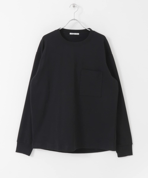 WORK NOT WORK URBAN RESEARCH（ワークノットワークアーバンリサーチ）の「WORK NOT WORK　Circular Rib T-Shirts Long-Sleeve（Tシャツ/カットソー・メンズ・ネイビー/グレー系その他/ブラック/オフホワイト・SMALL/MEDIUM/X-LARGE/LARGE）」の17枚目の写真