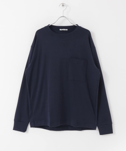 WORK NOT WORK URBAN RESEARCH（ワークノットワークアーバンリサーチ）の「WORK NOT WORK　Circular Rib T-Shirts Long-Sleeve（Tシャツ/カットソー・メンズ・ネイビー/グレー系その他/ブラック/オフホワイト・SMALL/MEDIUM/X-LARGE/LARGE）」の15枚目の写真