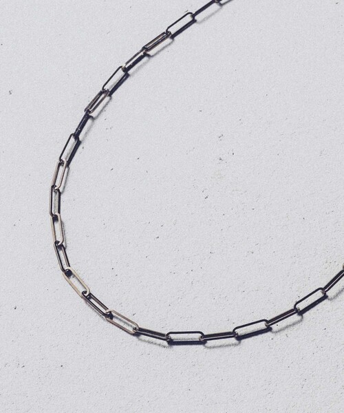 and cloud（アンドクラウド）の「Square Cable Chain Necklace M（ネックレス・レディース・ブラック/シルバー/イエローゴールド・FREE）」の6枚目の写真