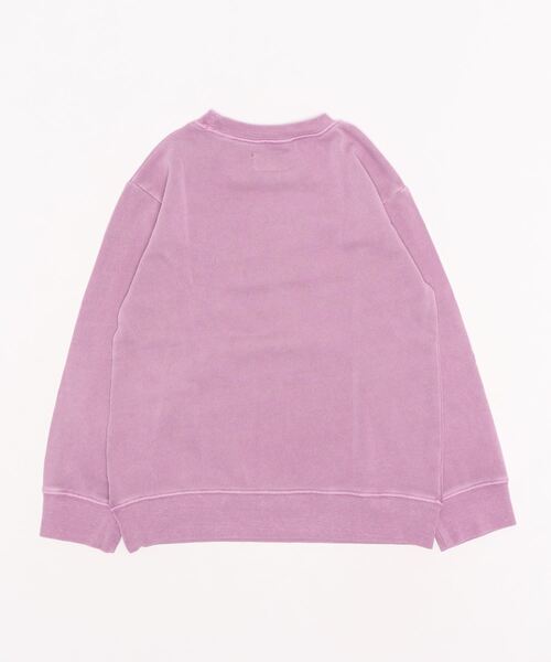 BIG FIELD（ビッグフィールド）の「【コットンUSA】ピグメントガゼットスウェット（80～150cm）（スウェット・キッズ・レッド/ラベンダー/ブルー/マスタード/ブラック/グリーン・110/130/140/150/90/95/120/80/100）」の20枚目の写真