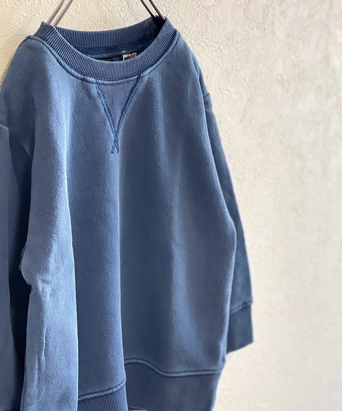 BIG FIELD（ビッグフィールド）の「【コットンUSA】ピグメントガゼットスウェット（80～150cm）（スウェット・キッズ・レッド/ラベンダー/ブルー/マスタード/ブラック/グリーン・110/130/140/150/90/95/120/80/100）」の10枚目の写真