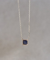 NOIR DE POUPEE（ノワールドプーペ）の「K10 regalino アイオライト スクエア ゴールド ネックレス（ネックレス・レディース）」