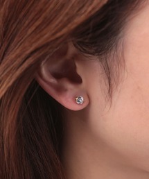 1粒ストーンピアス5mm