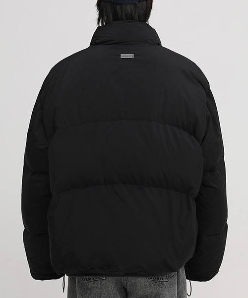 MASONPRINCE(メイソンプリンス)の「【MASONPRINCE】Oversized hem drawcord down jacket MF4016(ダウンジャケット/コート・メンズ・ベージュ/ブラック/グリーン/ライトカーキ・S/M/L)」の5枚目の写真