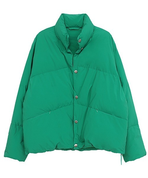 MASONPRINCE(メイソンプリンス)の「【MASONPRINCE】Oversized hem drawcord down jacket MF4016(ダウンジャケット/コート・メンズ・ベージュ/ブラック/グリーン/ライトカーキ・S/M/L)」の6枚目の写真