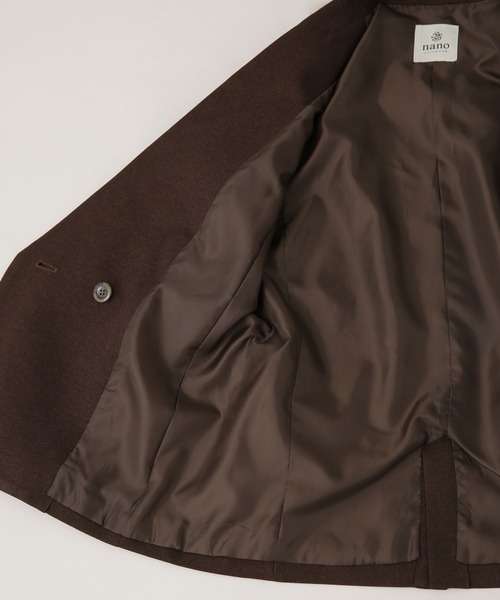 NANO universe（ナノユニバース）の「ウールライクダブルボタンジャケット（テーラードジャケット・レディース・ベージュ/ブラウン/その他1・38/36）」の11枚目の写真