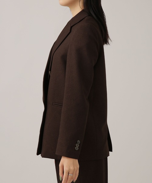 NANO universe（ナノユニバース）の「ウールライクダブルボタンジャケット（テーラードジャケット・レディース・ベージュ/ブラウン/その他1・38/36）」の10枚目の写真