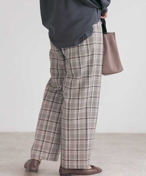 URBAN RESEARCH ROSSO（アーバンリサーチロッソ）の「ハイウエストタックトラウザー（その他パンツ・レディース・グリーン系その他/ブラウン系その他/ピンク系その他・38/36）」の6枚目の写真