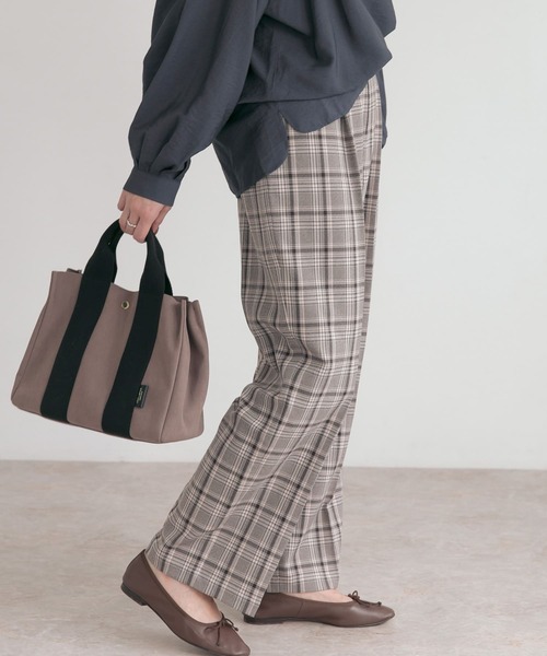 URBAN RESEARCH ROSSO（アーバンリサーチロッソ）の「ハイウエストタックトラウザー（その他パンツ・レディース・グリーン系その他/ブラウン系その他/ピンク系その他・38/36）」の7枚目の写真