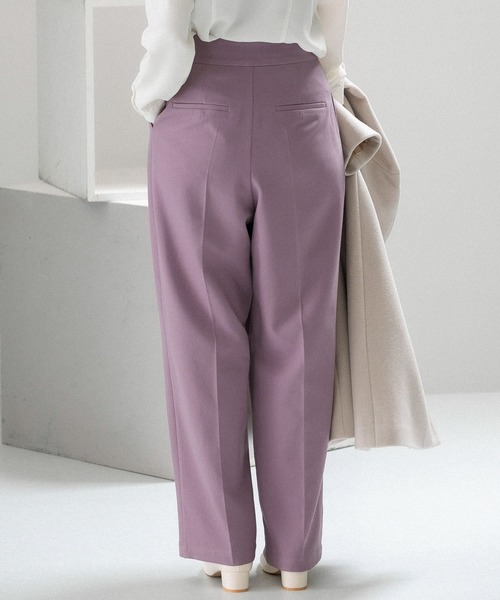 URBAN RESEARCH ROSSO（アーバンリサーチロッソ）の「ハイウエストタックトラウザー（その他パンツ・レディース・グリーン系その他/ブラウン系その他/ピンク系その他・38/36）」の15枚目の写真