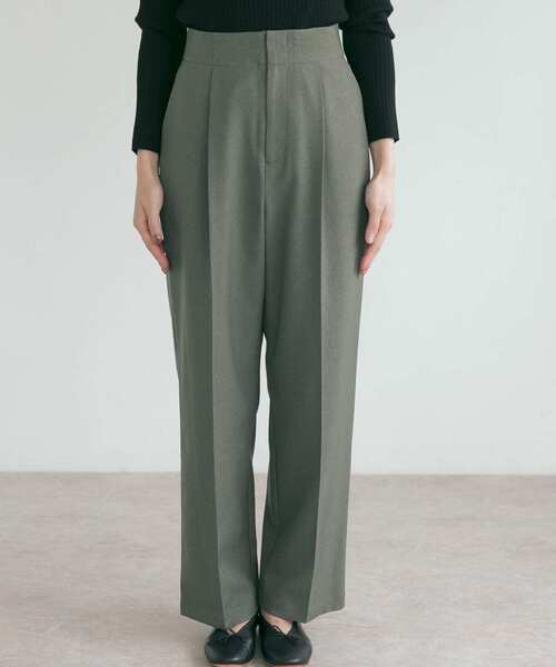 URBAN RESEARCH ROSSO（アーバンリサーチロッソ）の「ハイウエストタックトラウザー（その他パンツ・レディース・グリーン系その他/ブラウン系その他/ピンク系その他・38/36）」の20枚目の写真