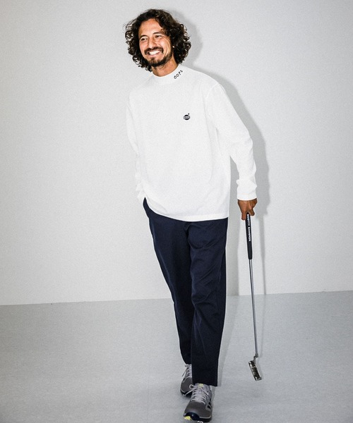 URBAN RESEARCH Sonny Label(アーバンリサーチサニーレーベル)の「OOPS MVSミラノリブモックネック(Tシャツ/カットソー・メンズ・オフホワイト/マスタード/ブルー系その他・MEDIUM/LARGE)」の4枚目の写真