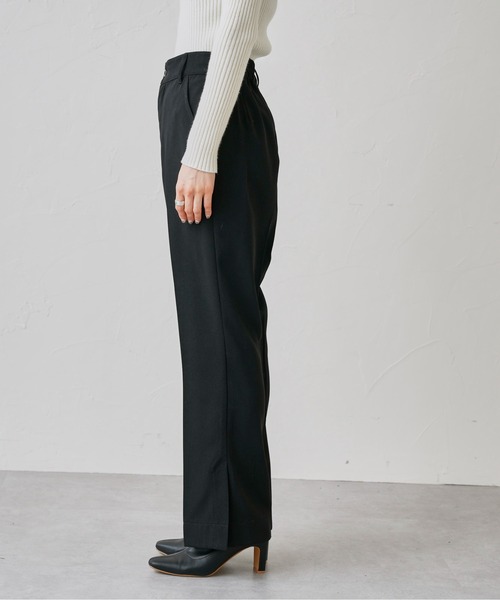 prose verse（プロズヴェール）の「サイドスリットセンタープレスパンツ（スラックス・レディース・ブラック/ブルー/イエロー・MEDIUM）」の20枚目の写真