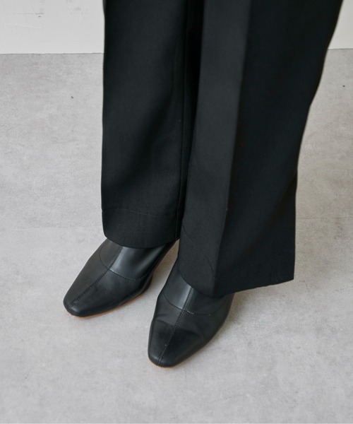 prose verse（プロズヴェール）の「サイドスリットセンタープレスパンツ（スラックス・レディース・ブラック/ブルー/イエロー・MEDIUM）」の14枚目の写真