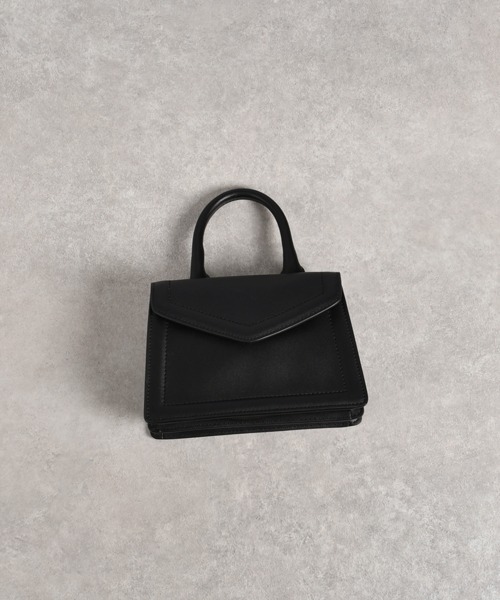 MONICA（モニカ）の「ワンハンドルミニショルダーバッグ（ショルダーバッグ・レディース・ブラック/グレー/ブラウン/イエロー/ピンク/ブルー/パープル/グリーン・FREE）」の21枚目の写真