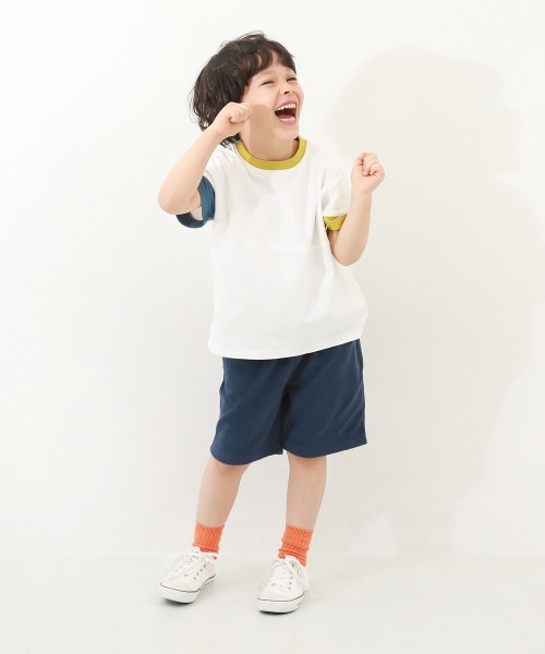 devirock(デビロック)の「パイル地ハーフパンツ(その他パンツ・キッズ・杢グレー/グリーン系その他/ネイビー/ブルー系その他/キャメル/カーキ/ブラック/ヘザーチャコール・140cm/150cm/160cm/120cm/130cm/100cm/80cm/90cm/110cm)」の20枚目の写真