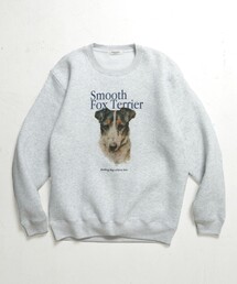 FREAK'S STORE | Dog Smooth Fox Terrier Art Sweat Shirt/スムース・フォックス・テリア ドッグプリントスウェット(犬スウェット)(スウェット)