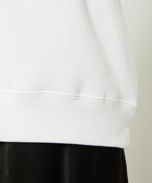 FREAK'S STORE（フリークスストア）の「Dog Smooth Fox Terrier Art Sweat Shirt/スムース・フォックス・テリア ドッグプリントスウェット(犬スウェット)（スウェット・レディース・ホワイト/ライトグレー・ﾌﾘ-）」の6枚目の写真