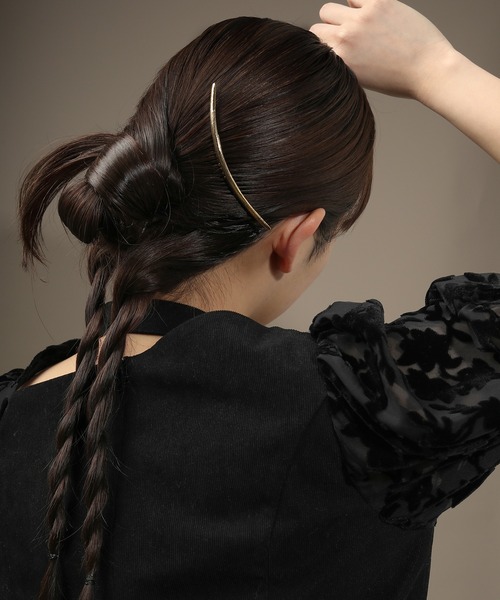 voov（ブーブ）の「垢抜けポイントアップ。ゴールドシルバーメタルヘアコーム（その他ヘアアクセサリー・レディース・ゴールド系その他3/シルバー系その他4/シルバー系その他2/ゴールド系その他・フリー）」の22枚目の写真