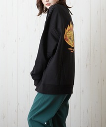【CHICHI】Zarograviaty LOGO プリント クルーネック スウェット