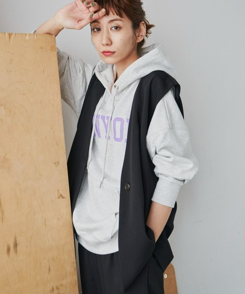 Auntie Rosa Holiday（アンティローザホリデー）の「カラーレスジレ（セットアップ対応）（ベスト・レディース・ネイビー/ブラック・FREE）」の2枚目の写真