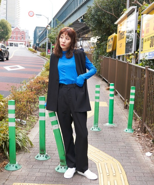 Auntie Rosa Holiday（アンティローザホリデー）の「カラーレスジレ（セットアップ対応）（ベスト・レディース・ネイビー/ブラック・FREE）」の8枚目の写真