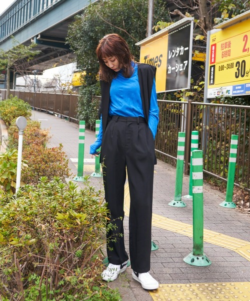 Auntie Rosa Holiday（アンティローザホリデー）の「カラーレスジレ（セットアップ対応）（ベスト・レディース・ネイビー/ブラック・FREE）」の3枚目の写真