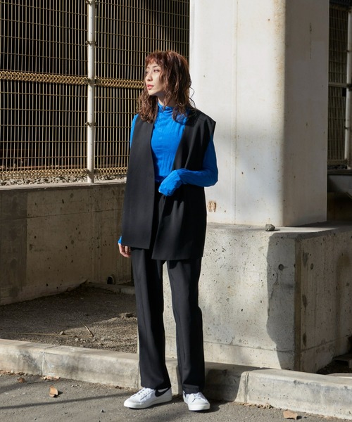 Auntie Rosa Holiday（アンティローザホリデー）の「カラーレスジレ（セットアップ対応）（ベスト・レディース・ネイビー/ブラック・FREE）」の13枚目の写真