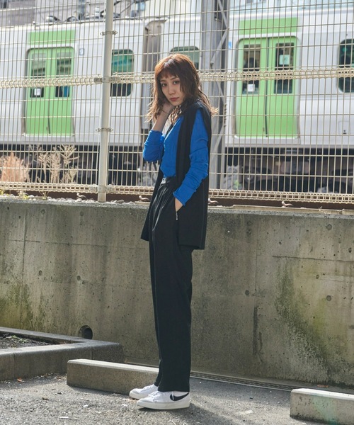 Auntie Rosa Holiday（アンティローザホリデー）の「カラーレスジレ（セットアップ対応）（ベスト・レディース・ネイビー/ブラック・FREE）」の18枚目の写真