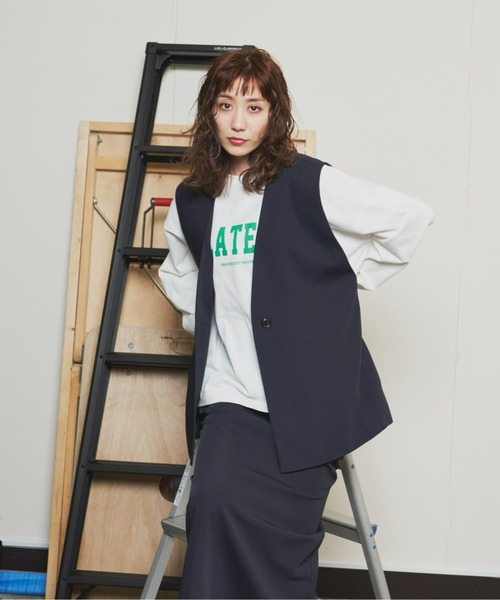 Auntie Rosa Holiday（アンティローザホリデー）の「カラーレスジレ（セットアップ対応）（ベスト・レディース・ネイビー/ブラック・FREE）」の21枚目の写真