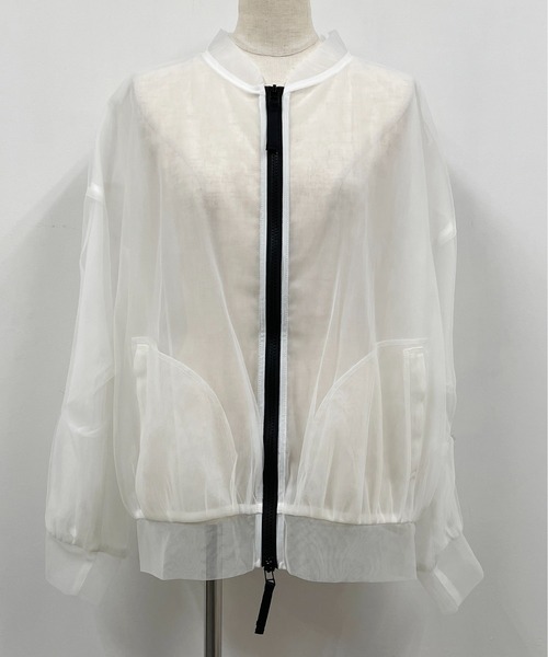 シアーブルゾン（SHEER BLOUSON）（ブルゾン）｜AULA AILA